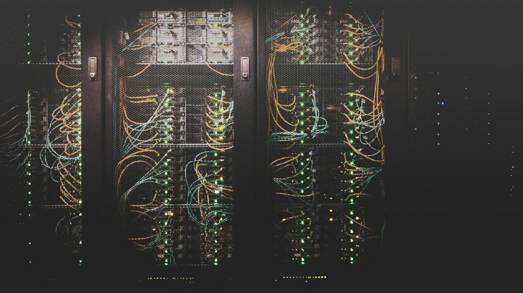 Serveurs d’hébergement web dans un datacenter