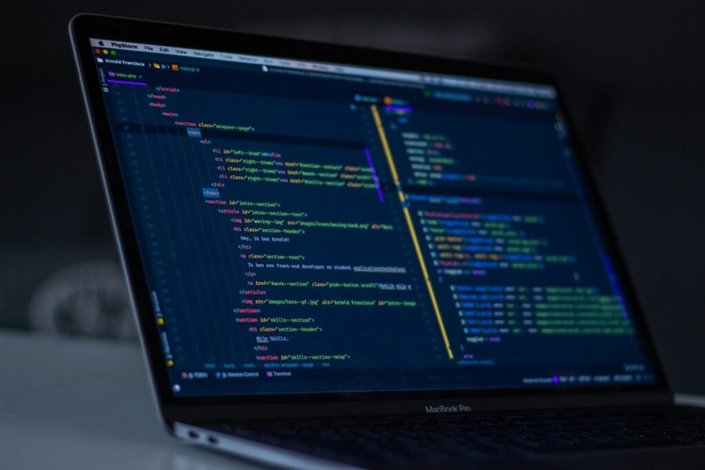 Écran d’ordinateur affichant un workflow d’automatisation